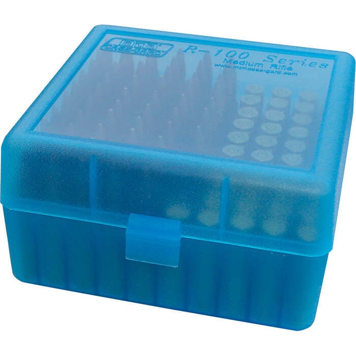 MTM Ammo Box 223 Remington, 17 Fireball Blue