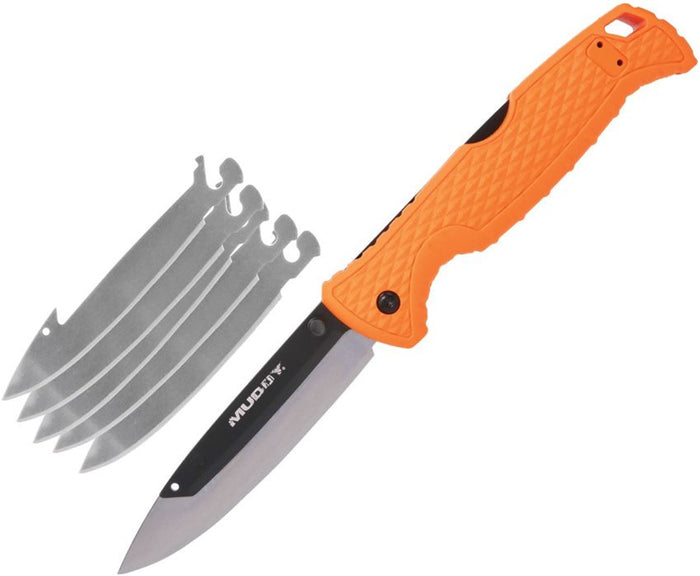 Muddy SWAP Replace-A-Blade Folding Knife 3.5" Drop Point