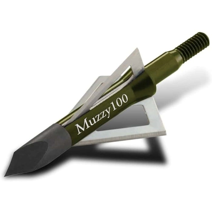 Muzzy 3-Blade Fixed Blade Broadhead 100 13/16" Cutting Diameter Pack of 6