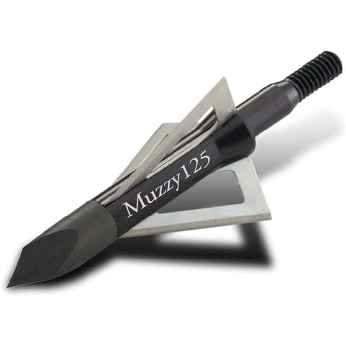 Muzzy 3-Blade Fixed Blade Broadhead 125 13/16" Cutting Diameter Pack of 6