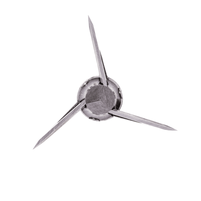Muzzy 3-Blade Fixed Blade Crossbow Broadhead 100 13/16" Cutting Diameter Pack of 3