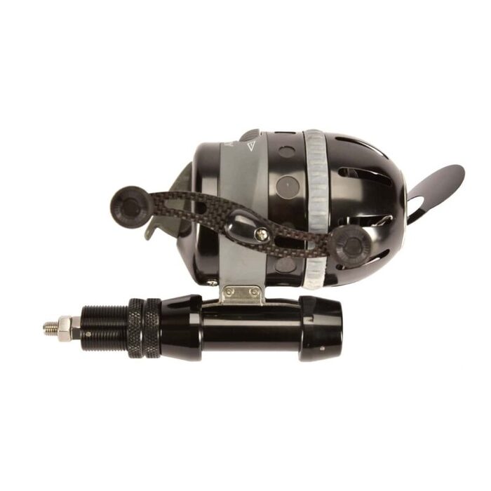 Muzzy Aluminum Bowfishing Reel Seat Black
