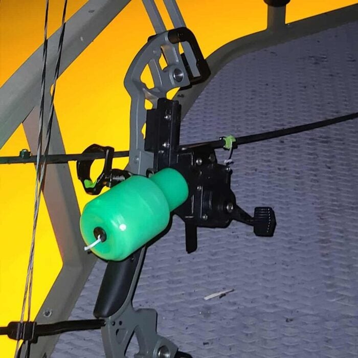 Muzzy Bowfishing Bottle Reel Neon Green