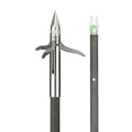 Muzzy Carbon Lighted Bowfishing Arrow with Gar Point, Slide, & Nockturnal Nock Green 37"