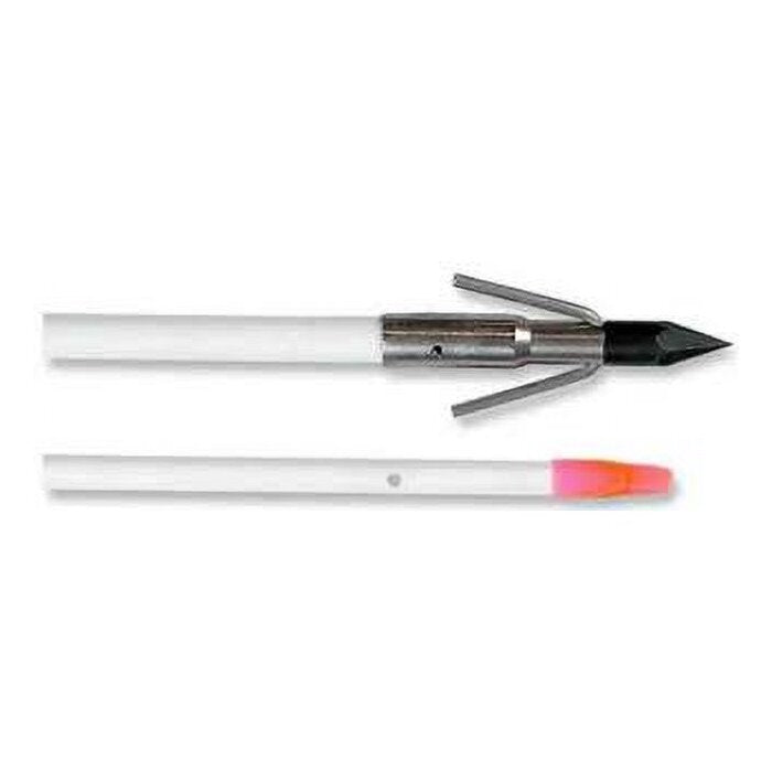 Muzzy Classic Fiberglass Bowfishing Arrow with Carp Point White 32"