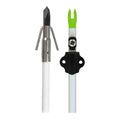 Muzzy Classic Fiberglass Bowfishing Arrow with Gar Point & Slide Green 32"