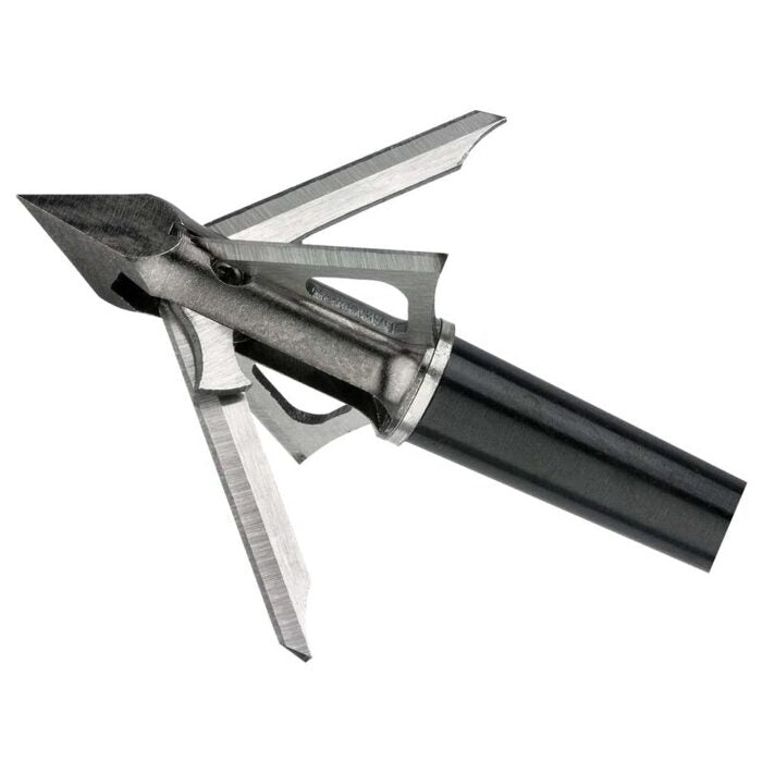 Muzzy Hybrid 4-Blade Mechanical Broadhead 100 1-5/8" Cutting Diameter Pack of 3