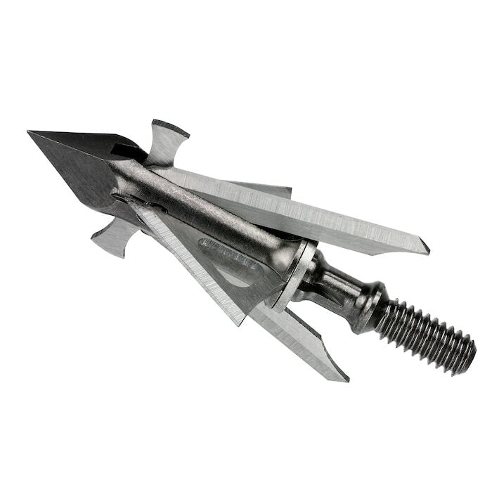 Muzzy Hybrid 4-Blade Mechanical Broadhead 100 1-5/8" Cutting Diameter Pack of 3