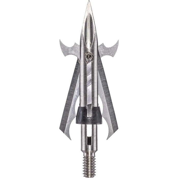 Muzzy Hybrid 4-Blade Mechanical Broadhead 100 1-5/8" Cutting Diameter Pack of 3