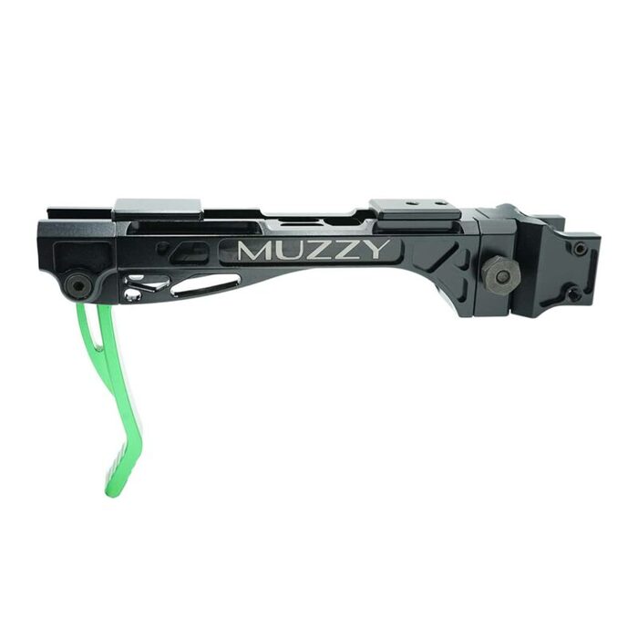 Muzzy LV-R Quick Detach Aluminum Bowfishing Reel Seat Green
