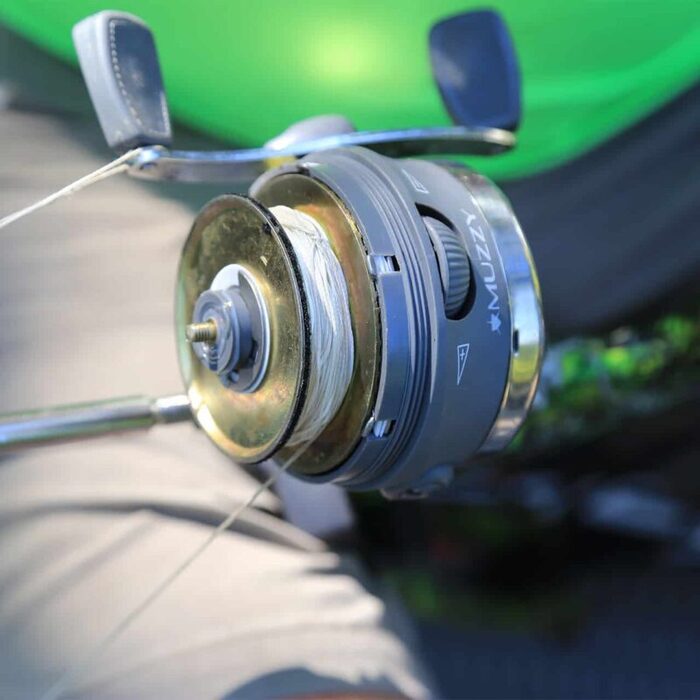 Muzzy Spinning Bowfishing Reel Silver