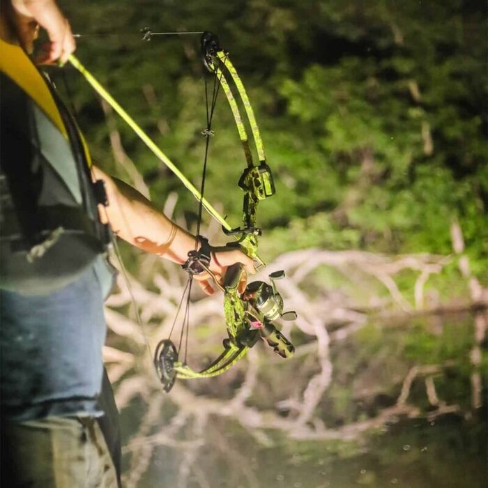Muzzy Tournament  Stainless Steel Bowfishing Reel Gray