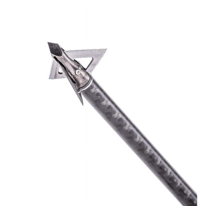 Muzzy Trocar Ti 3-Blade Fixed Blade Broadhead 100 13/16" Cutting Diameter Pack of 3