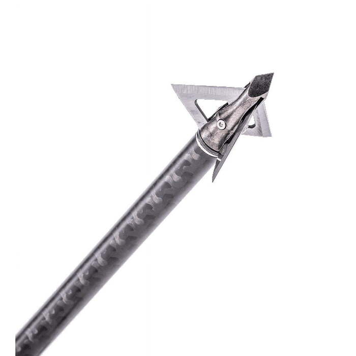 Muzzy Trocar Ti 3-Blade Fixed Blade Broadhead 100 13/16" Cutting Diameter Pack of 3