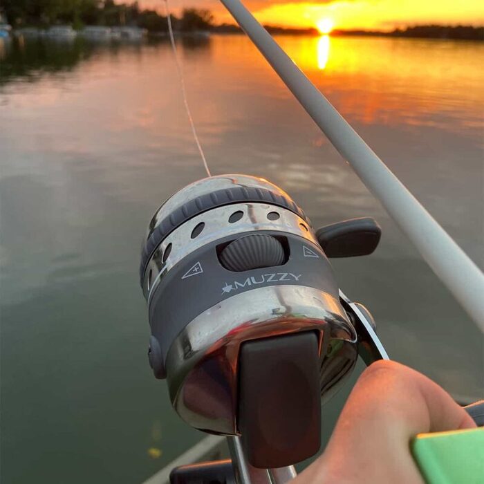 Muzzy XD Bowfishing Reel Silver