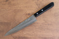 Nao Yamamoto AUS8 Hammered Petty-Utility 160mm Black Pakkawood Handle - Seisuke Knife