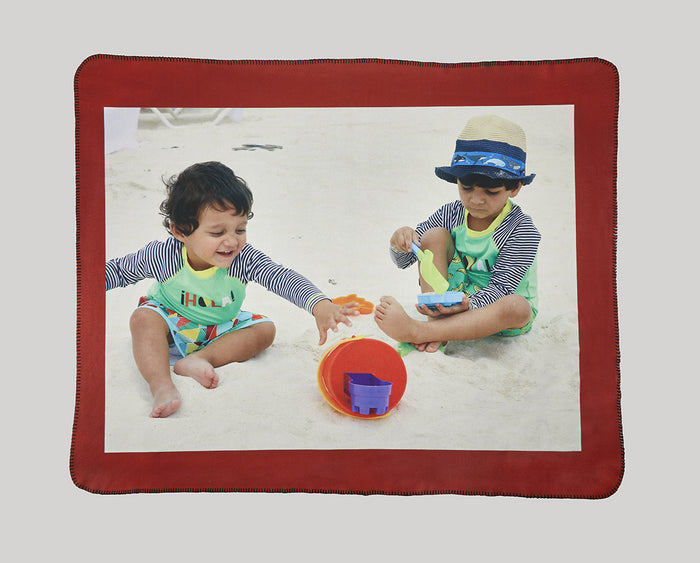 New! Full Service Photo Collage Heavyweight Polar Fleece Blanket - 50" x 60"