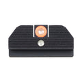 Night Fision Accur8 Student of the Gun Night Sight Set Glock 42/43/43x Orange Front One-Dot Rear Black Nitride