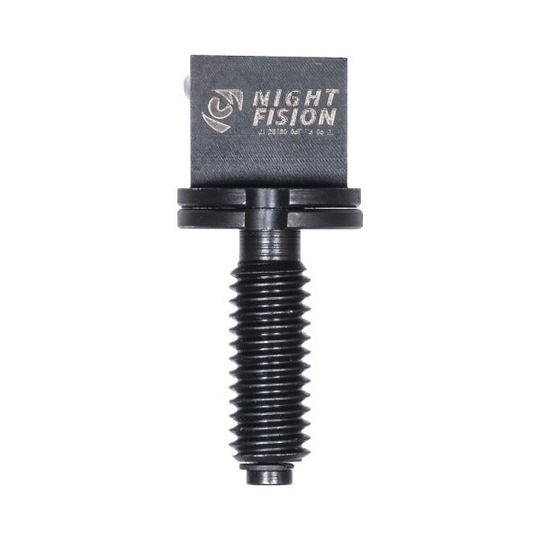 Night Fision AR-15 Front Sight Post Magpul MBUS Pro Orange Front Black Nitride
