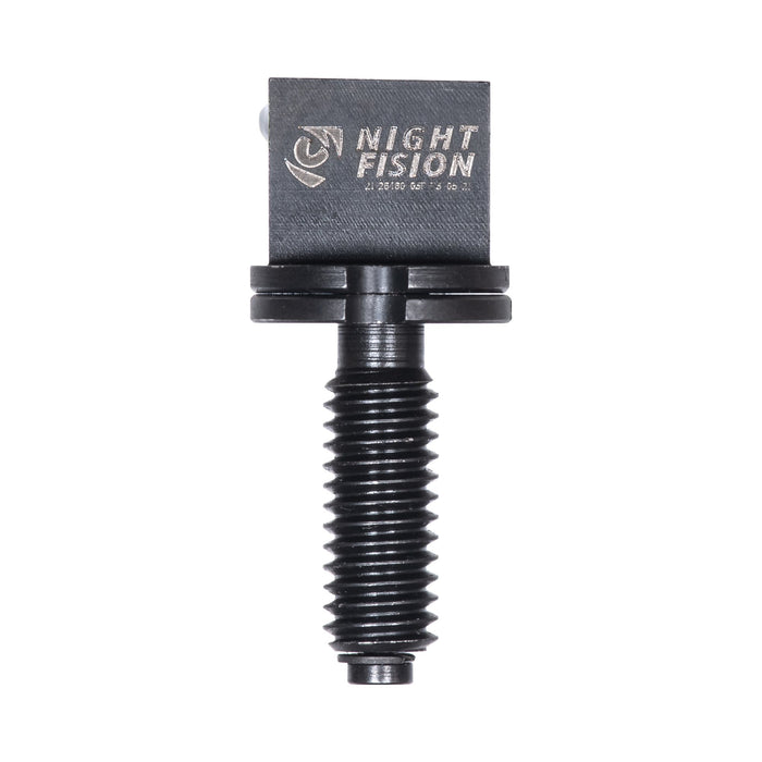 Night Fision AR-15 Front Sight Post Yellow Front Black Nitride