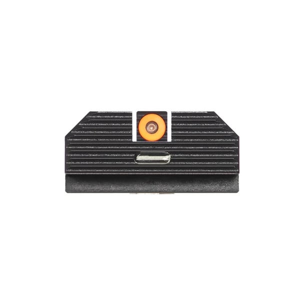 Night Fision Cost Ludus Night Sight Set Glock 42/43/43x Orange Front Horizontal Tritium Bar Rear Black Nitride