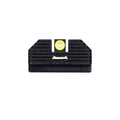Night Fision Cost Ludus Night Sight Set Glock 42/43/43x Yellow Front Horizontal Tritium Bar Rear Black Nitride