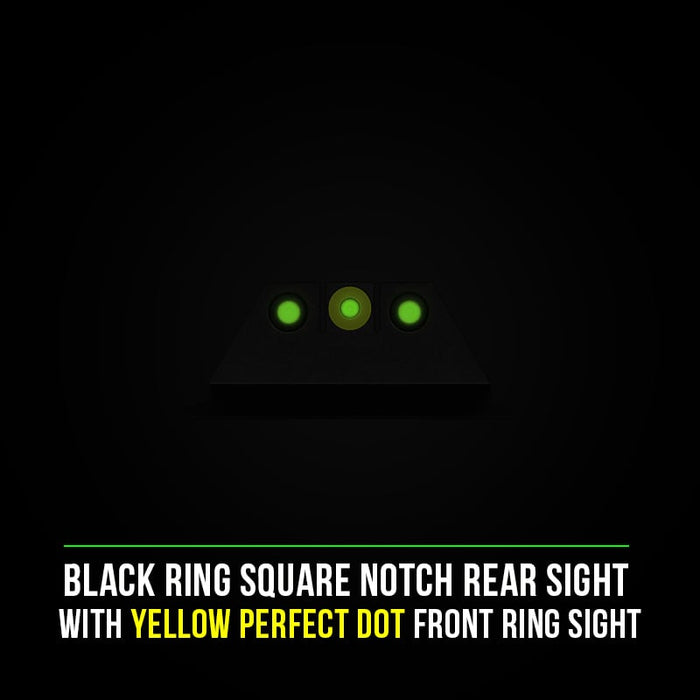 Night Fision Front Sight S&W M&P/Shield/SD9VE Yellow Front Black Nitride