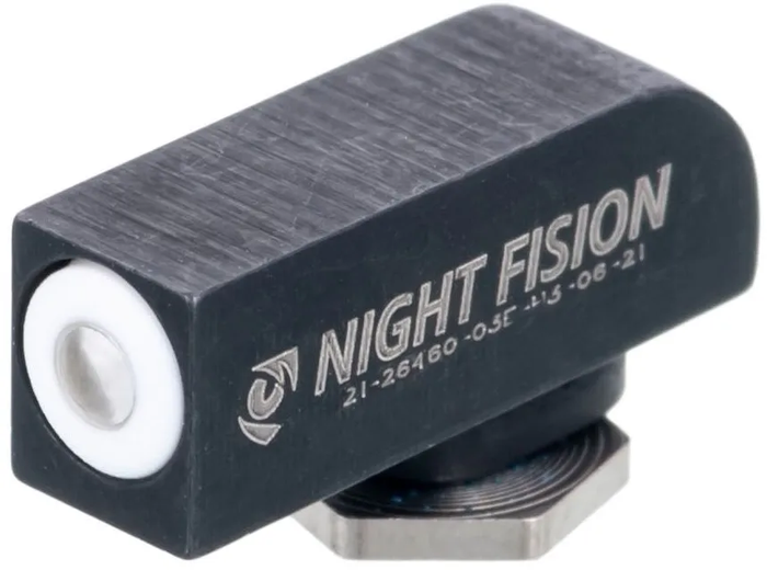 Night Fision Front Sight Taurus G3c/GX4 White Front Black Nitride