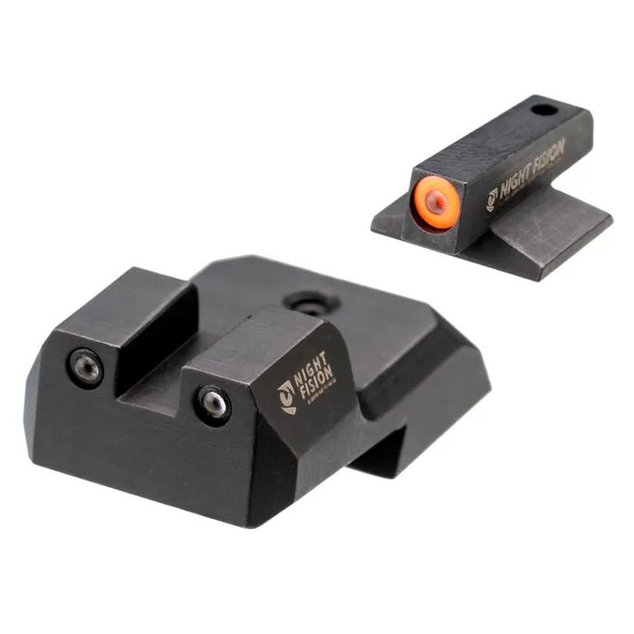 Night Fision Night Sight Set 1911 Orange Front Black Nitride
