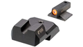 Night Fision Night Sight Set 1911 Orange Front U Notch Blank Rear Black Nitride