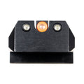 Night Fision Night Sight Set 1911 Orange Front U Notch Rear Black Nitride