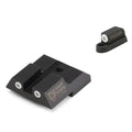 Night Fision Night Sight Set CZ P-07/P-09 White Front White Rear Rings Black Nitride