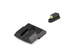 Night Fision Night Sight Set CZ P-07/P-09 Yellow Front U Notch Rear Black Nitride