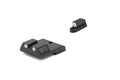 Night Fision Night Sight Set CZ P-10 C/F White Front U Notch White Rear Rings Black Nitride