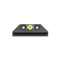 Night Fision Night Sight Set Glock 17/19/34 Yellow Front U Notch Rear Black Nitride