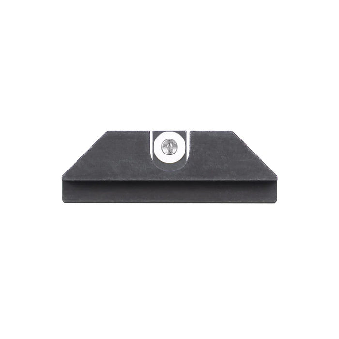 Night Fision Night Sight Set Glock 20/21/40 White Front U Notch Blank Rear Black Nitride