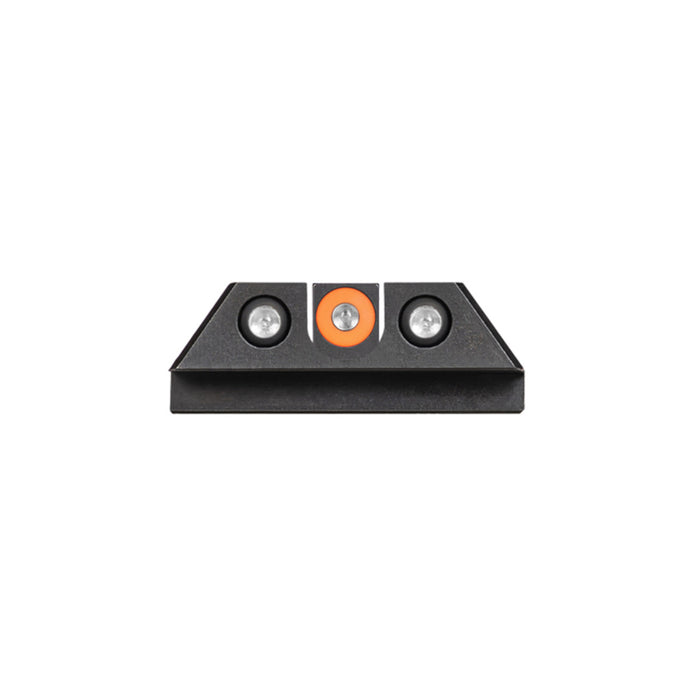 Night Fision Night Sight Set Glock 42/43/43X Orange Front U Notch Rear Black Nitride