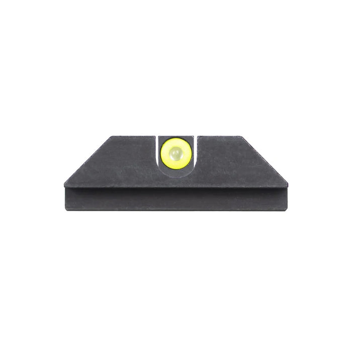 Night Fision Night Sight Set Glock 42/43/43x Yellow Front U Notch Blank Rear Black Nitride