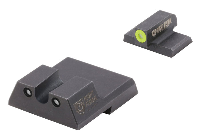 Night Fision Night Sight Set HK VP9/VP9SK/P30/45C Yellow Front U Notch Rear Black Nitride