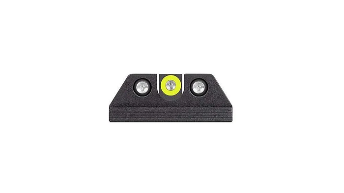 Night Fision Night Sight Set Mossberg MC1sc/MC2/MC2c Yellow Front U Notch Rear Black Nitride