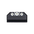 Night Fision Night Sight Set Ruger Max 9 White Front White Rear Rings Black Nitride