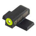 Night Fision Night Sight Set Sig P320/P365 Yellow Front U Notch #8 Rear Black Nitride