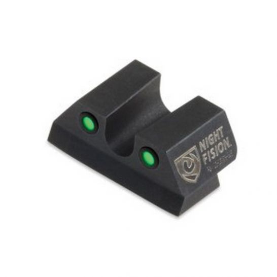 Night Fision Night Sight Set Sig P320/P365 Yellow Front U Notch #8 Rear Black Nitride