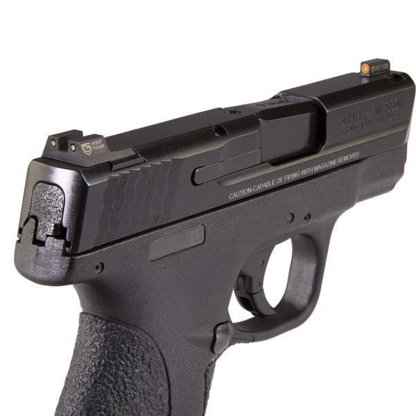 Night Fision Night Sight Set S&W M&P Shield/Shield Plus Orange Front Black Nitride