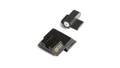 Night Fision Night Sight Set S&W M&P Shield/Shield Plus White Front U Notch Rear Black Nitride