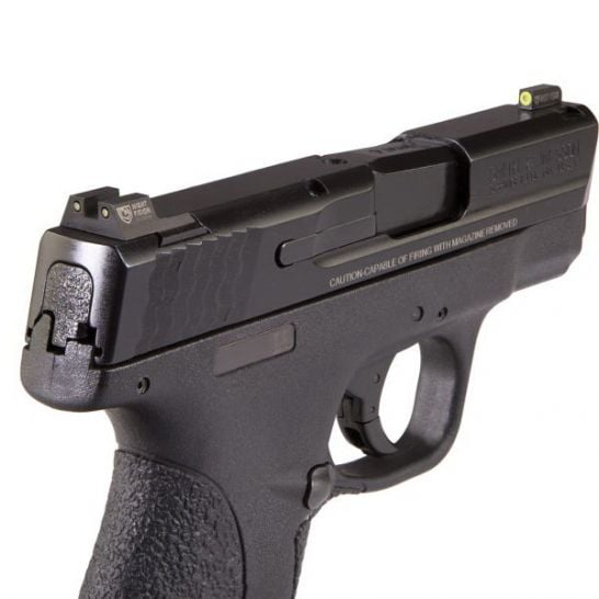 Night Fision Night Sight Set S&W M&P Shield/Shield Plus Yellow Front Black Nitride