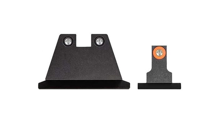 Night Fision Night Sight Set S&W M&P/M&P 2.0/SD9 VE Orange Front Black Nitride