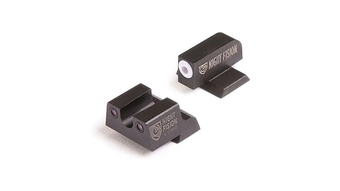 Night Fision Night Sight Set S&W M&P/M&P 2.0/SD9 VE White Front Black Nitride