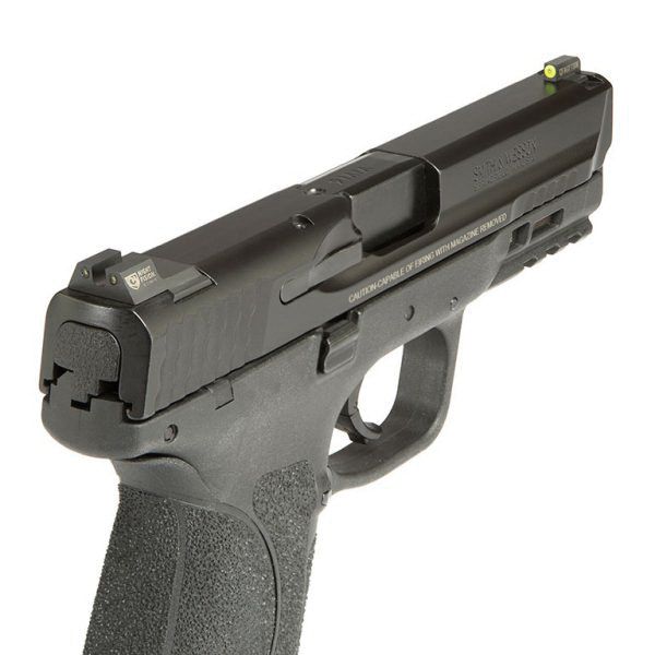 Night Fision Night Sight Set S&W M&P/M&P 2.0/SD9 VE Yellow Front U Notch Rear Black Nitride