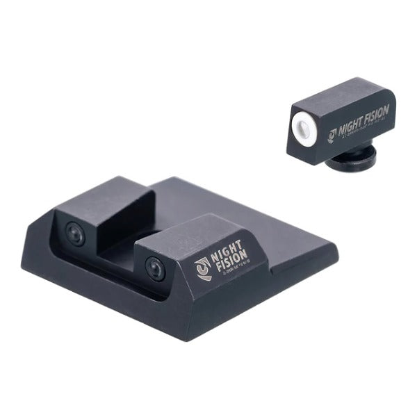 Night Fision Night Sight Set Taurus G2c/G2/G3/TX22 White Front Black Nitride